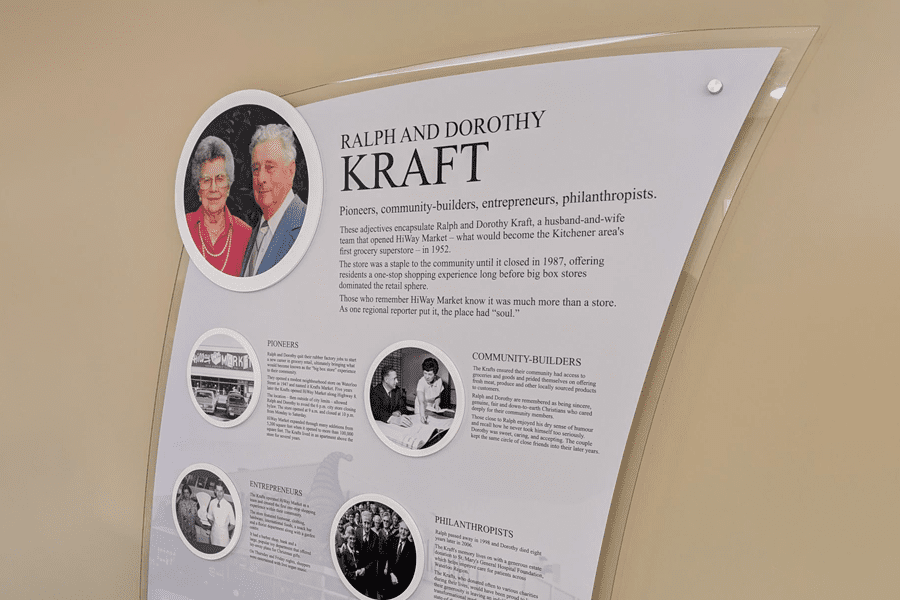 Ralph and Dorothy Kraft plaque unveiled at SMGH on Oct. 4, 2024.