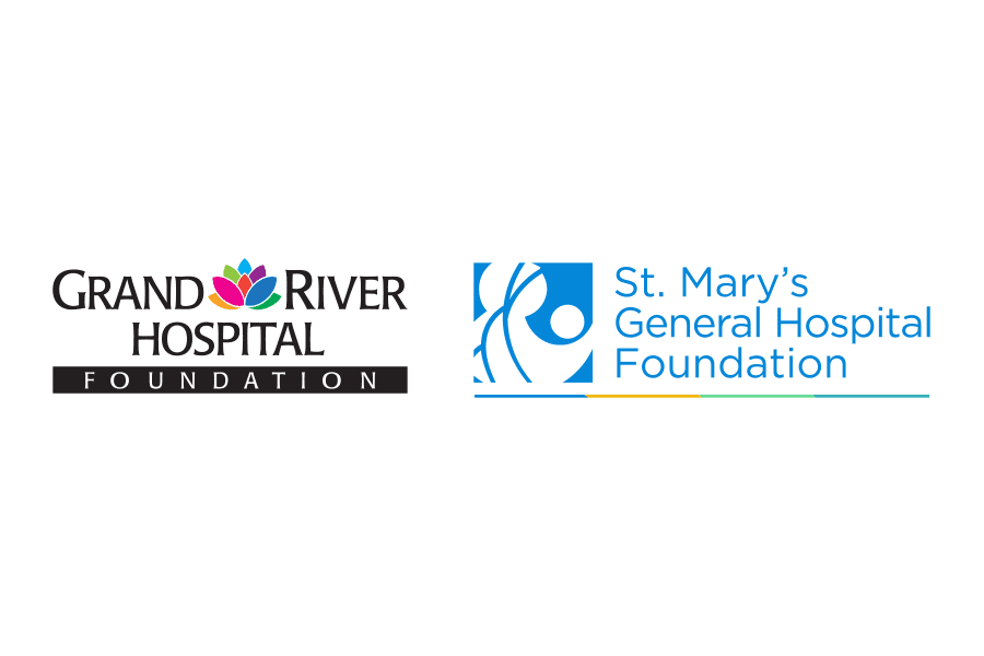 Grand River Hospital Foundation and St. Mary's General Hospital Foundation logos