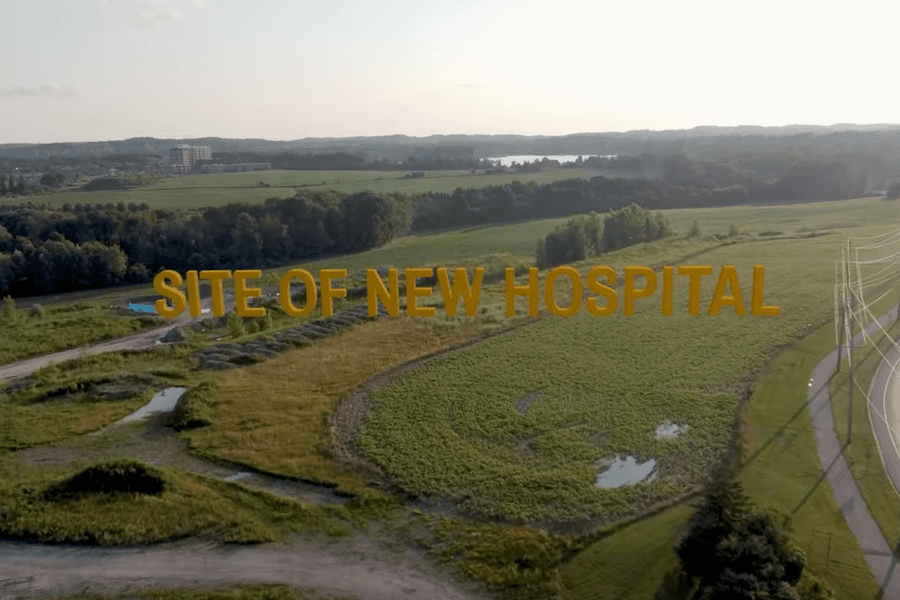 New hospital site in Kitchener-Waterloo | St. Mary's General Hospital and Grand River Hospital