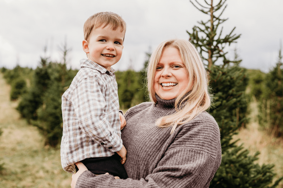 Photo: Nikki Bakes and her son